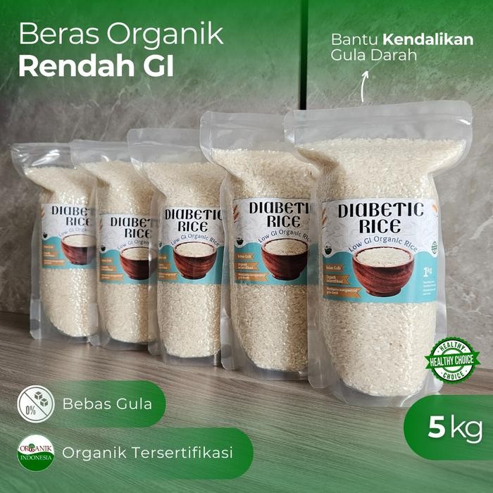 

Beras Diabet Organik 5kg | Beras Rendah GI | Beras Kallo | Diabetic Rice