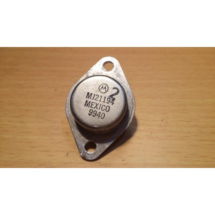 Part Transistor MJ21194 MJ 21194 Motorola used copotan untuk Audio Electrical Equipment