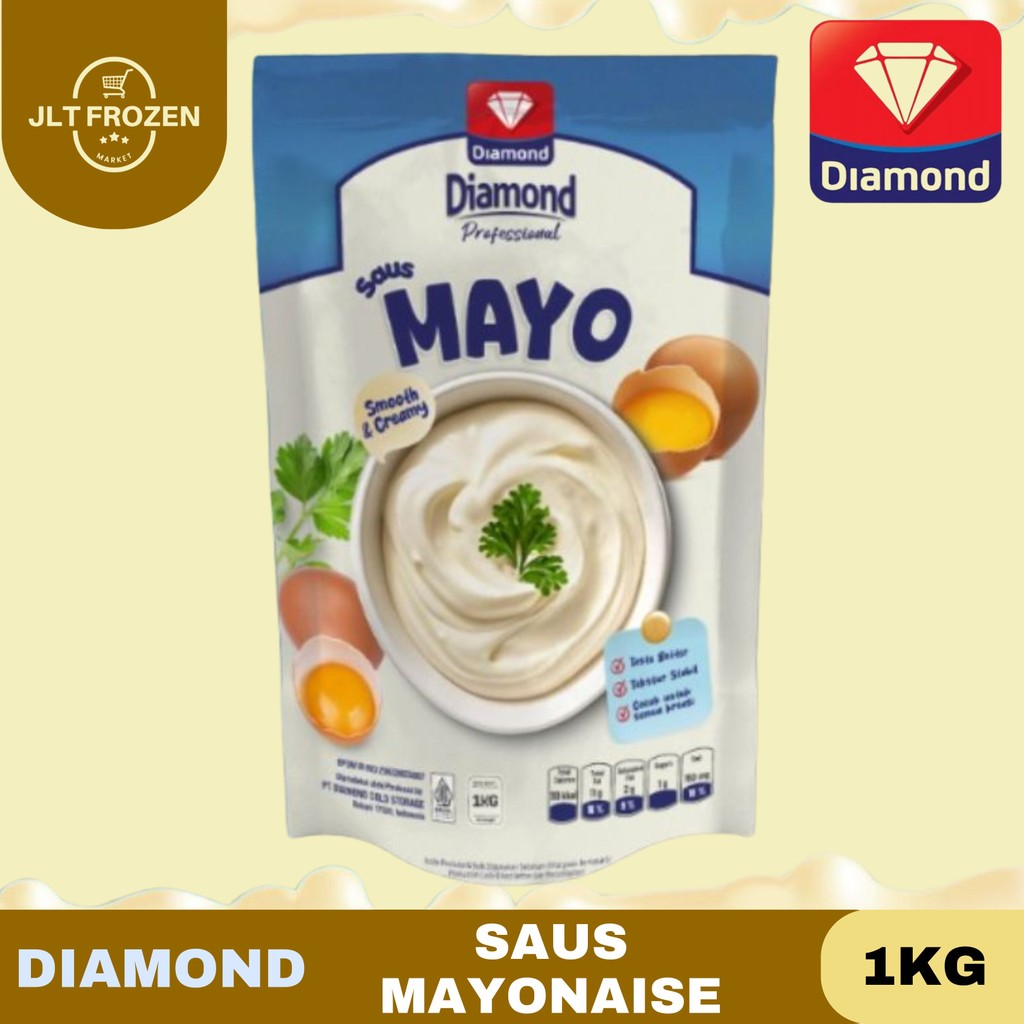 

Diamond Saus Mayo 1Kg / Mayonaise / Mayonais / Saos Mayo / Mayonais Original