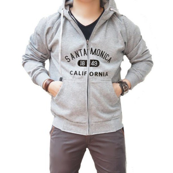 FAGRES_SHOP Hoodie WHO AU Zipper Pria I Jaket WHO.AU California Premium Texs Bordir