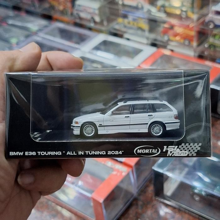 LP2155 Mortal Diecast BMW E36 Touring Wagon Alpina White Version
