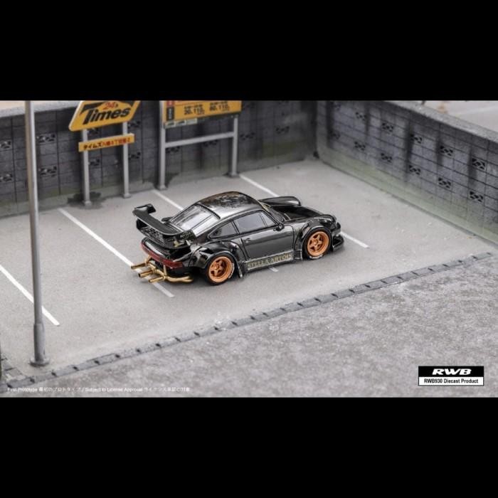 LP2155 Star Model Skala 64 Porsche RWB 930 GT Wing Chrome Stella Artois Regular Version