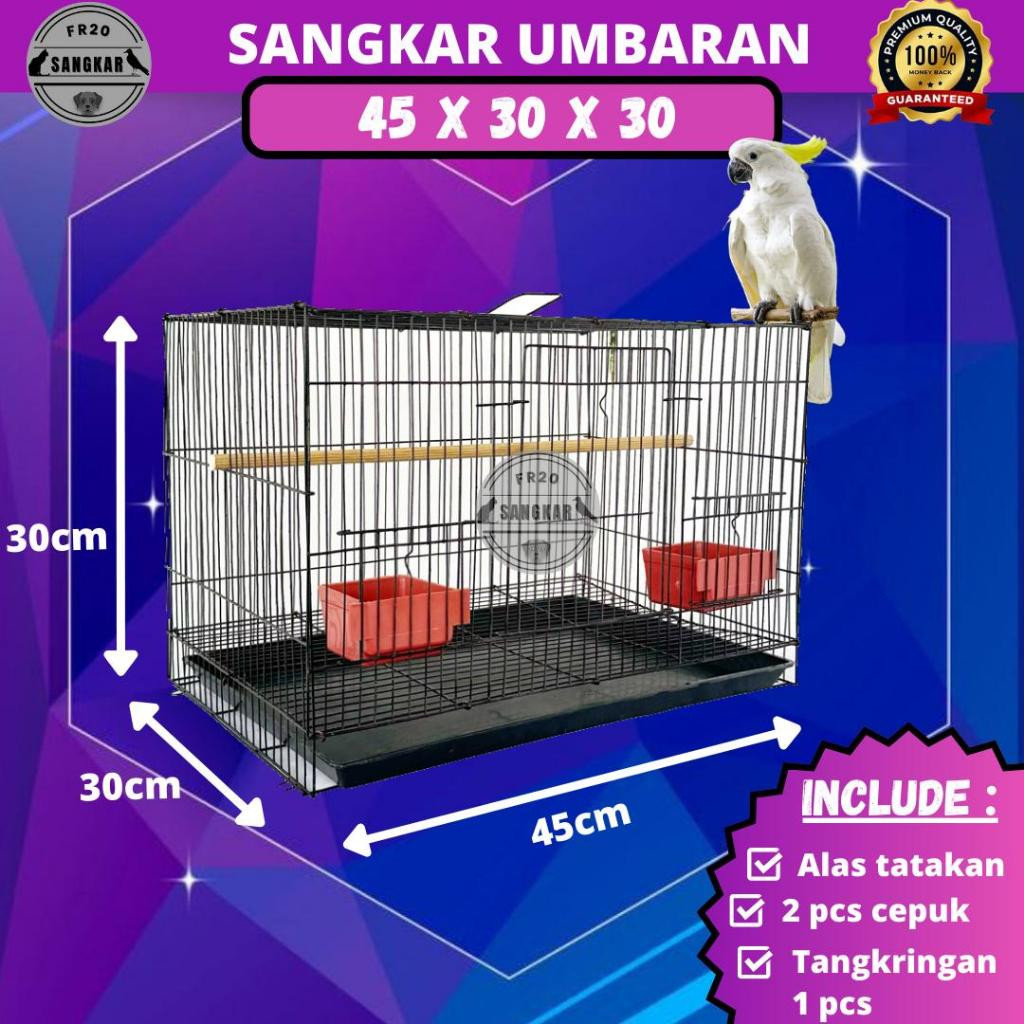 COD SANGKAR UMBARAN SIZE M MEDIUM BESI TEBAL SANGKAR BURUNG LOVE BIRD