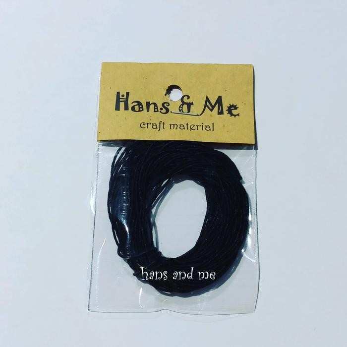Tali Karet Gelang Kalung Elastis 0.8mm (+/- 5 meter)