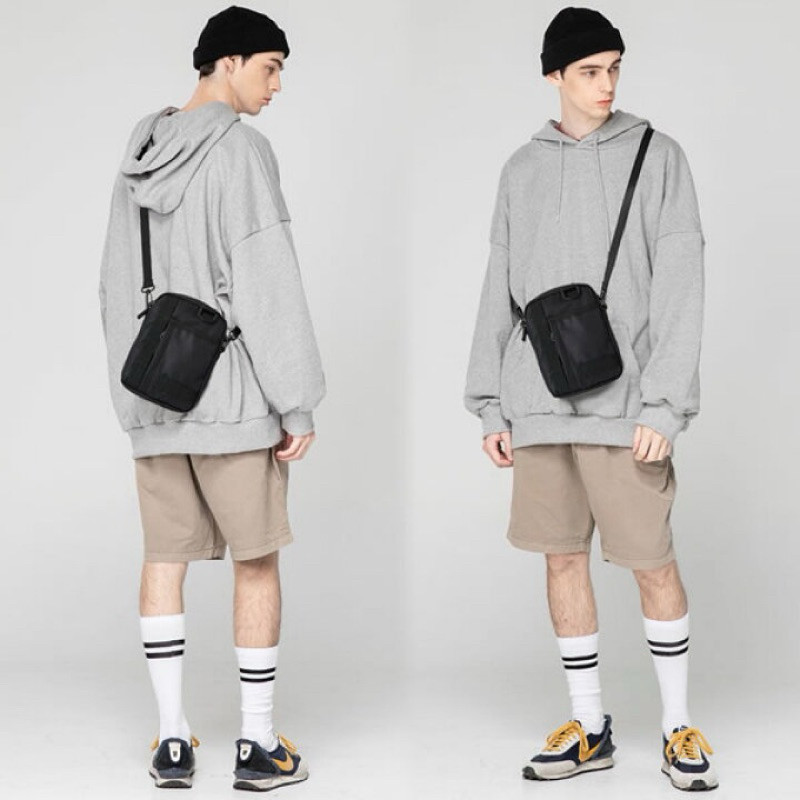 AAMCOLLECTION - Tas Selempang Mini Kotak Polos Distro Unisex