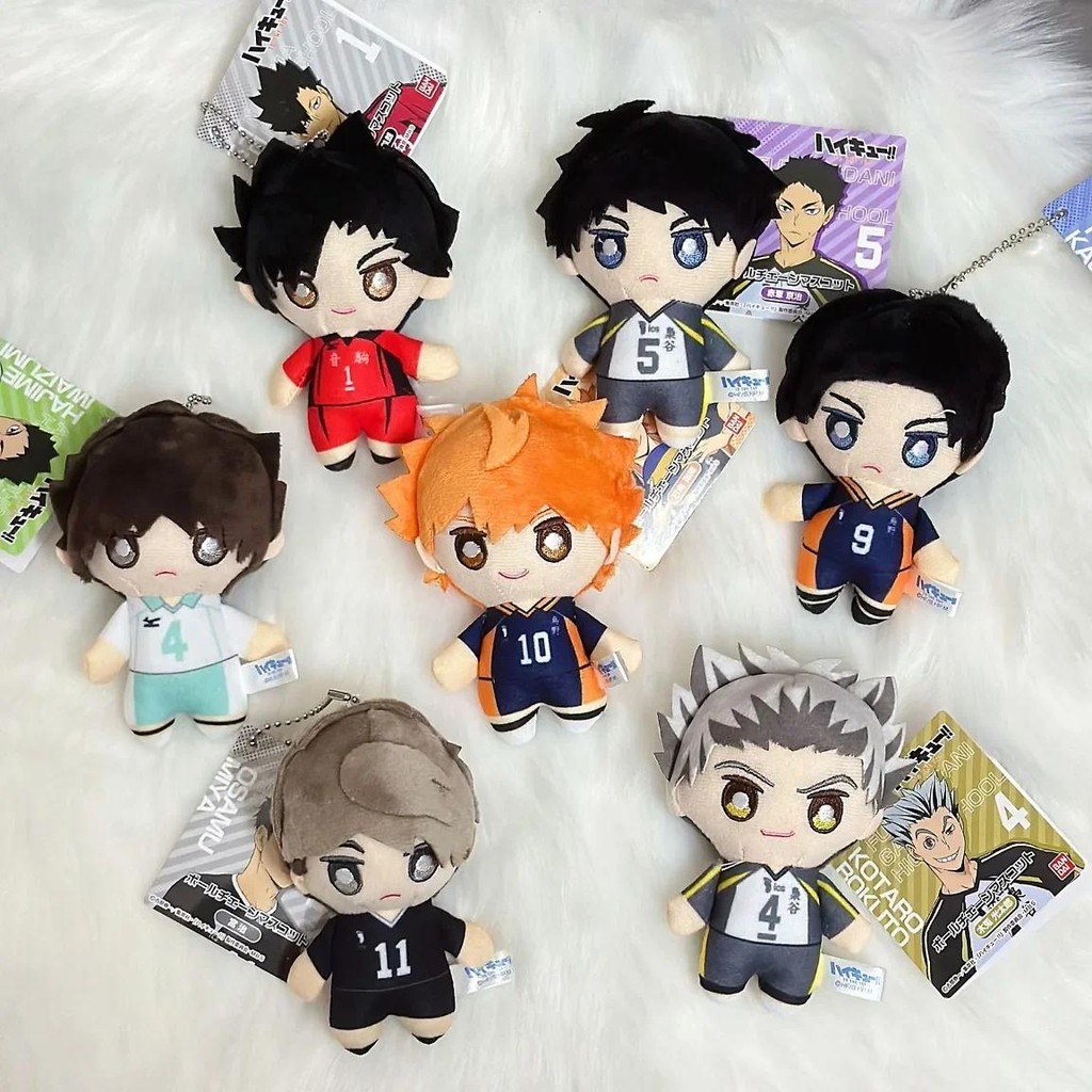 10cm Haikyuu Plush Toy Hinata Shoyo Yu Nishinoya Tobio Kageyama Kozume Kenma Oikawa Tooru Plush Pend