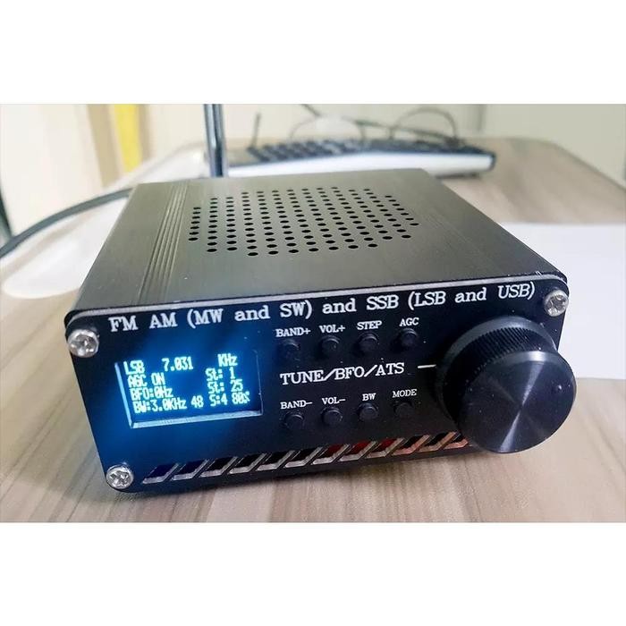 DC99 SI4735 SI4732 all Band Penerima Radio receiver FM AM MW SW SSB LSB USB dengan Speaker Shell Ant