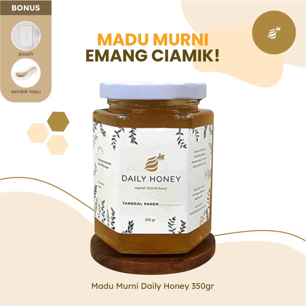 

Madu Asli Murni - Organik Daily Honey 350 Gram