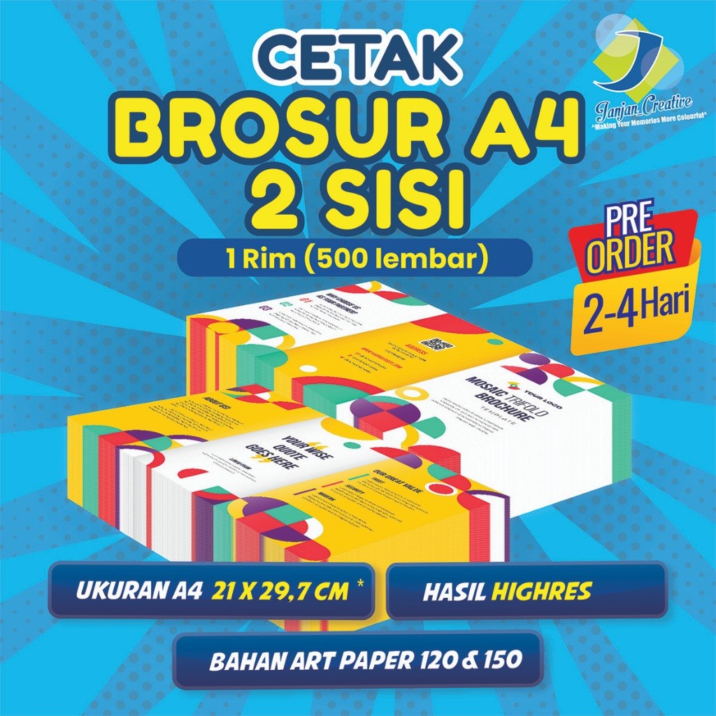 

CETAK BROSUR A4 2 SISI MURAH HIGH REST