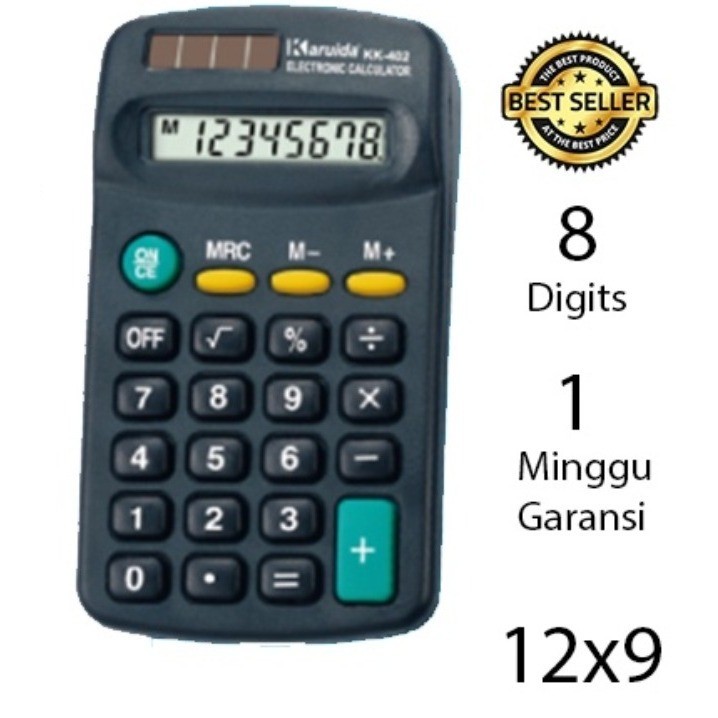 

Kalkulator KK-402 8 Digit - Calculator Saku Kecil Mini
