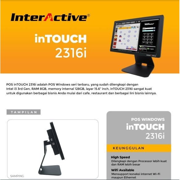 Komputer PC all in one InterActive Intouch 2316