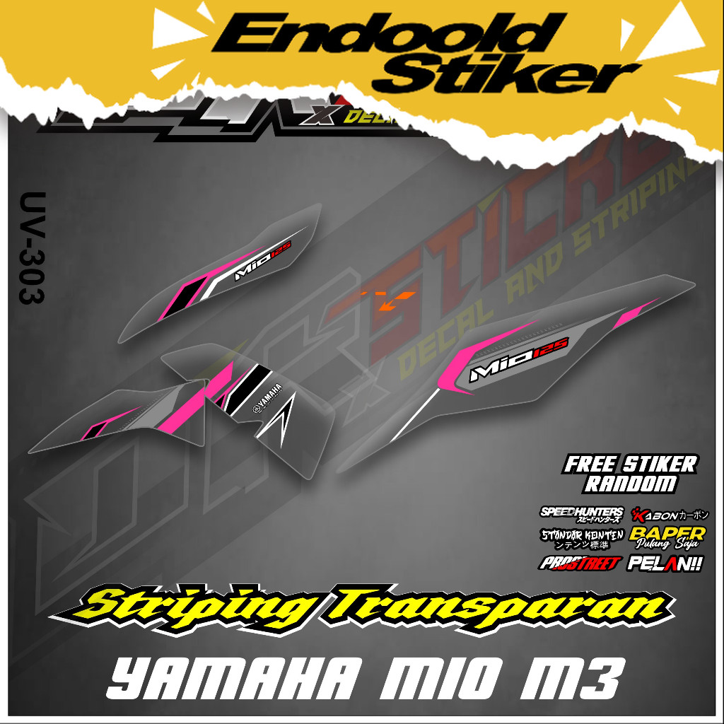 TransparanYamaha Mio M3 - Striping Motor Mio M3 YAMAHA