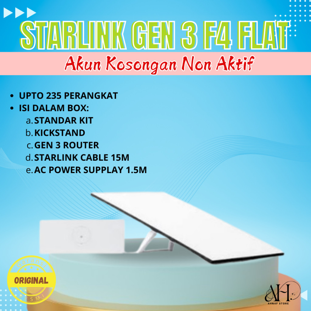 Starlink Internet - Starlink WiFi SATELIT - Garansi Resmi