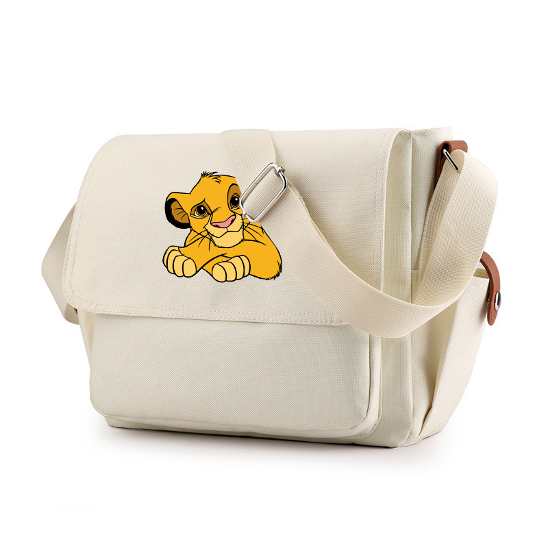 The Lion King Shoulder Chest Bag Crossbody Backpack Canvas Messenger Bag Travel Girls Satchels Haraj