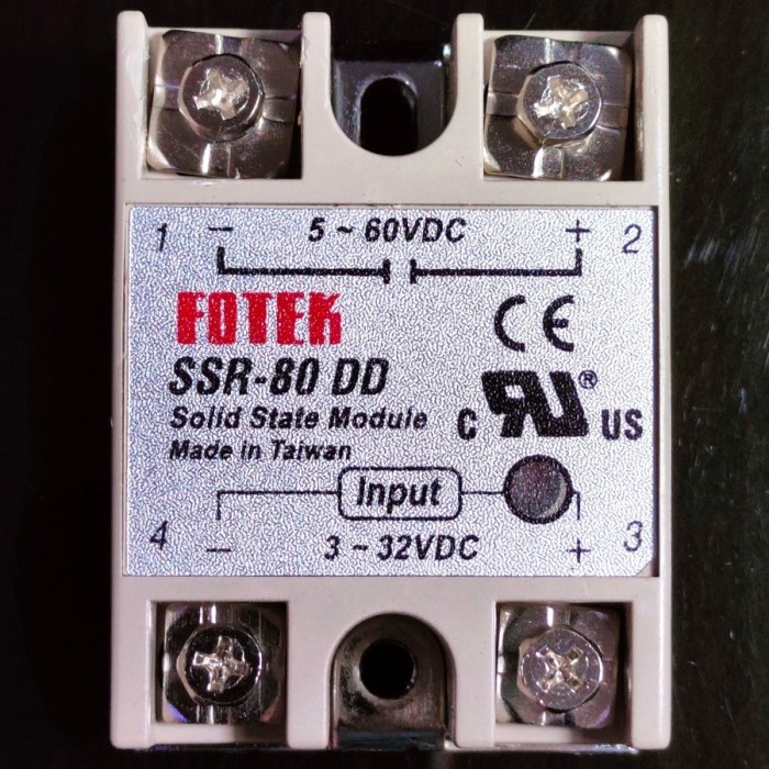 AMD99 SSR DC Solid State relay 80A DC-DC Fotek SSR-80DD Mosfet 5~200V DC 80A