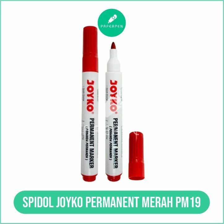 

[MS] Spidol Joyko Permanent Merah Pm19