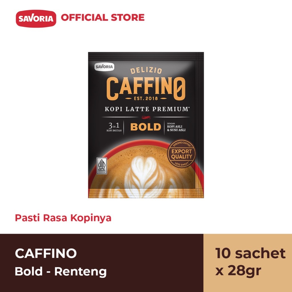 

Caffino Bold Renteng - Bubuk Kopi Instan 10 Sachet x 28g Kopi Price