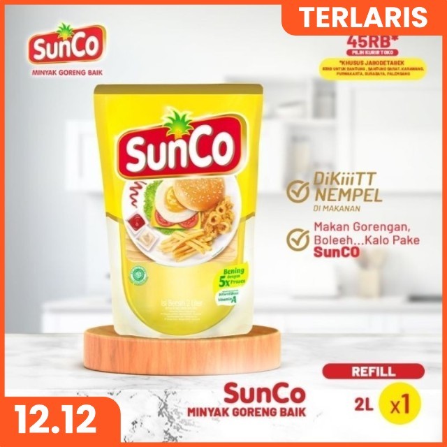 

Minyak goreng Sunco 2 liter 12.12 promo