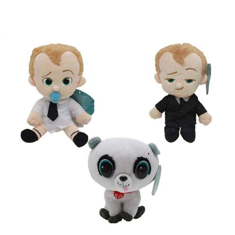 20cm Anime Boss Baby Plush Cute Style Cartoon Action Figure Toys Star Stuffed Animals Plush Doll Bir