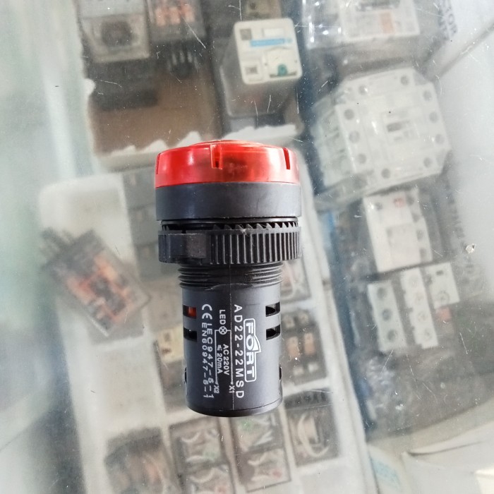 BO99 buzzer alarm 220v ac merah