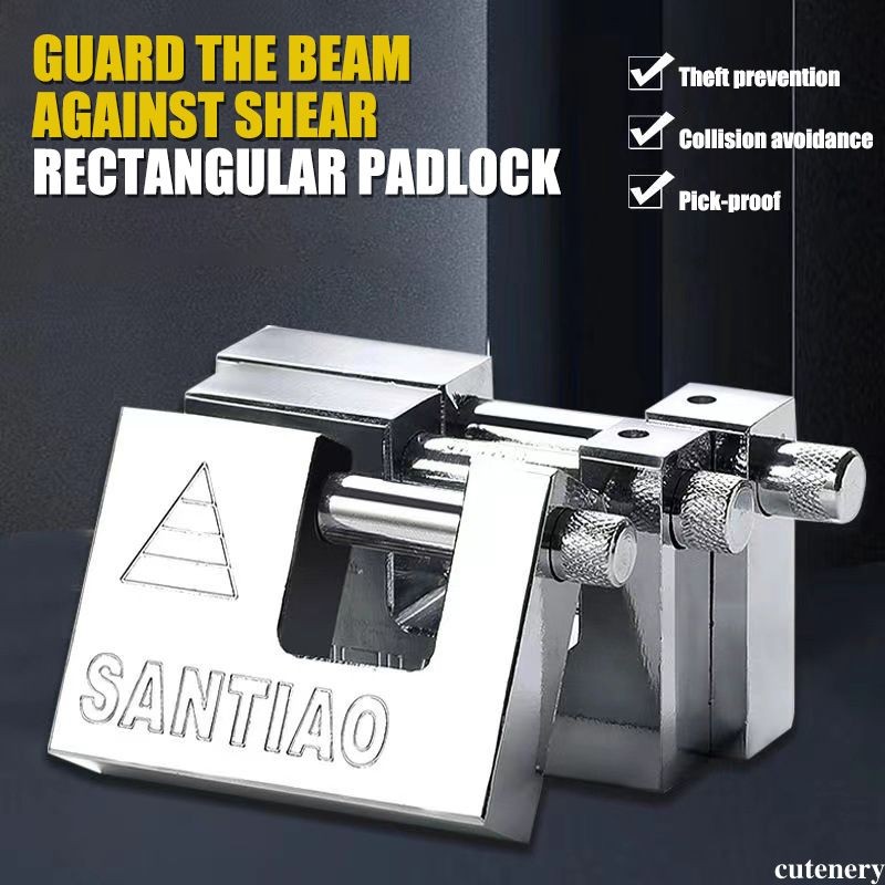 Gembok Panser 100 MM Gembok Gudang Anti Maling / Gembok Anti Rust Anti Maling / Gembok Anti Cut / Ge