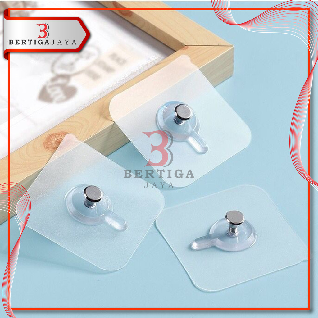 BJ Gantungan Baut Tempel Dinding Tanpa Bor Gantungan Mur Tempel Dinding