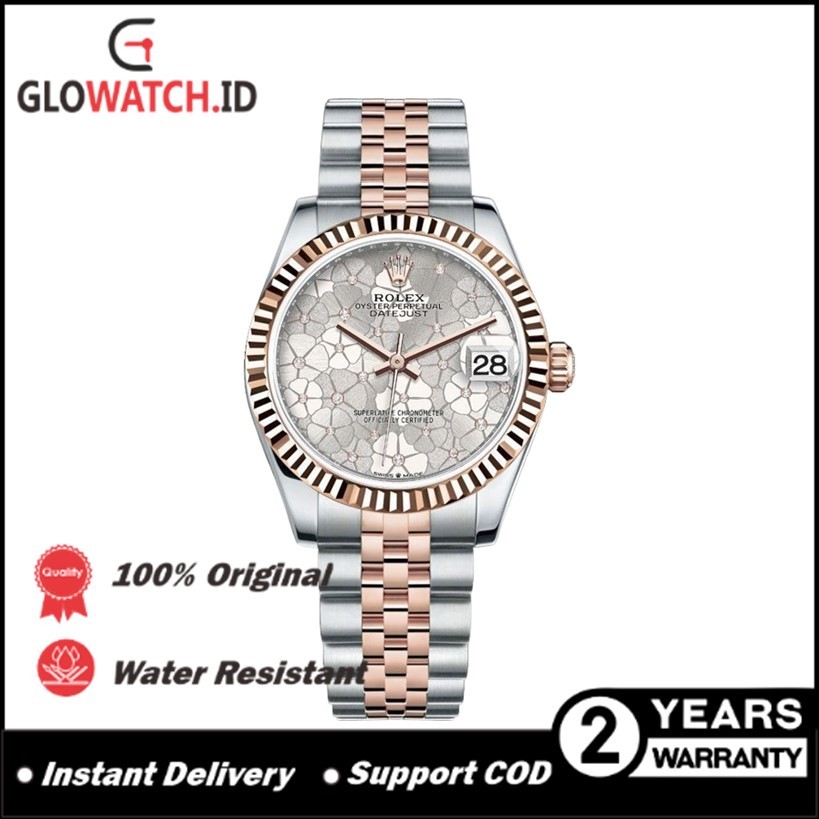 [Promo] Jam Tangan Wanita Rolex 278271-0032 Datejust Dual Tone Automatic Steel Strap Mirror 1:1 / Su