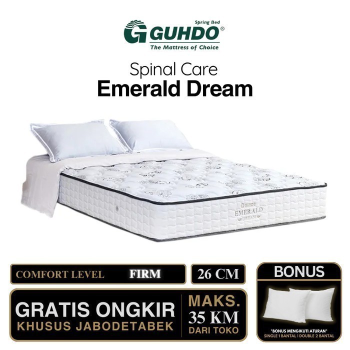 Kasur Springbed GUHDO Emerald Dream 180x200 [Kasur Saja]