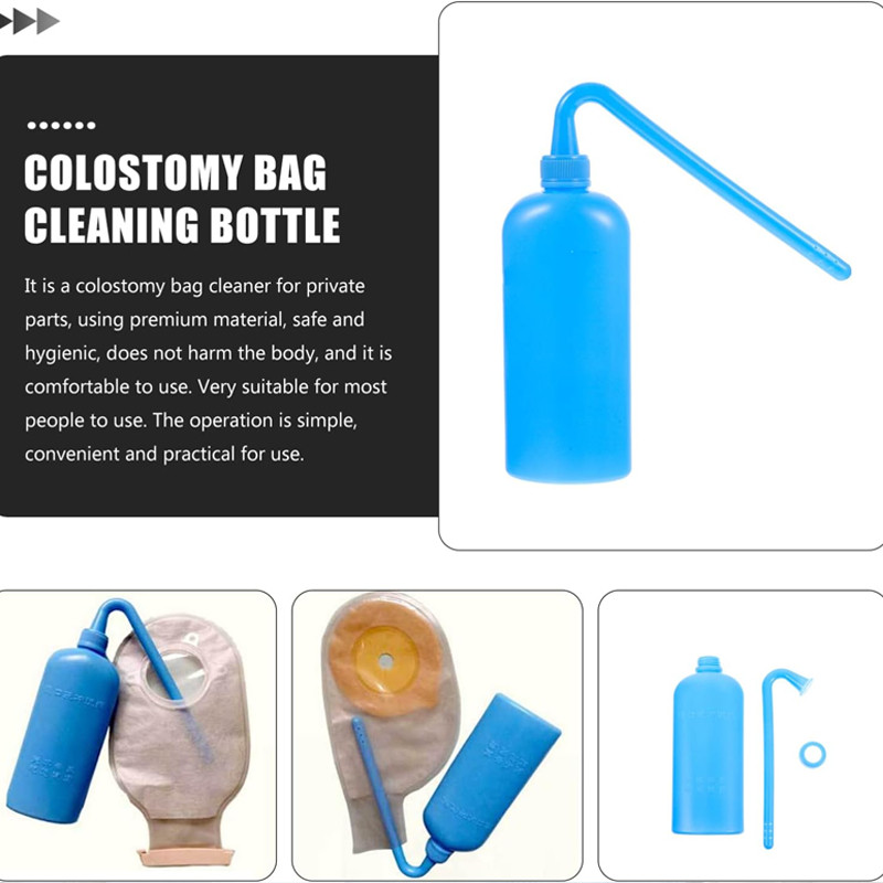 350ml Botol Cuci Kantong Kolostomi Stoma Tool Colostomy Bag Cleaning Stoma Pembersih Kantong Stoma