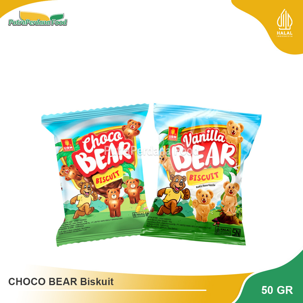

UBM CHOCO BEAR Biskuit 50gr