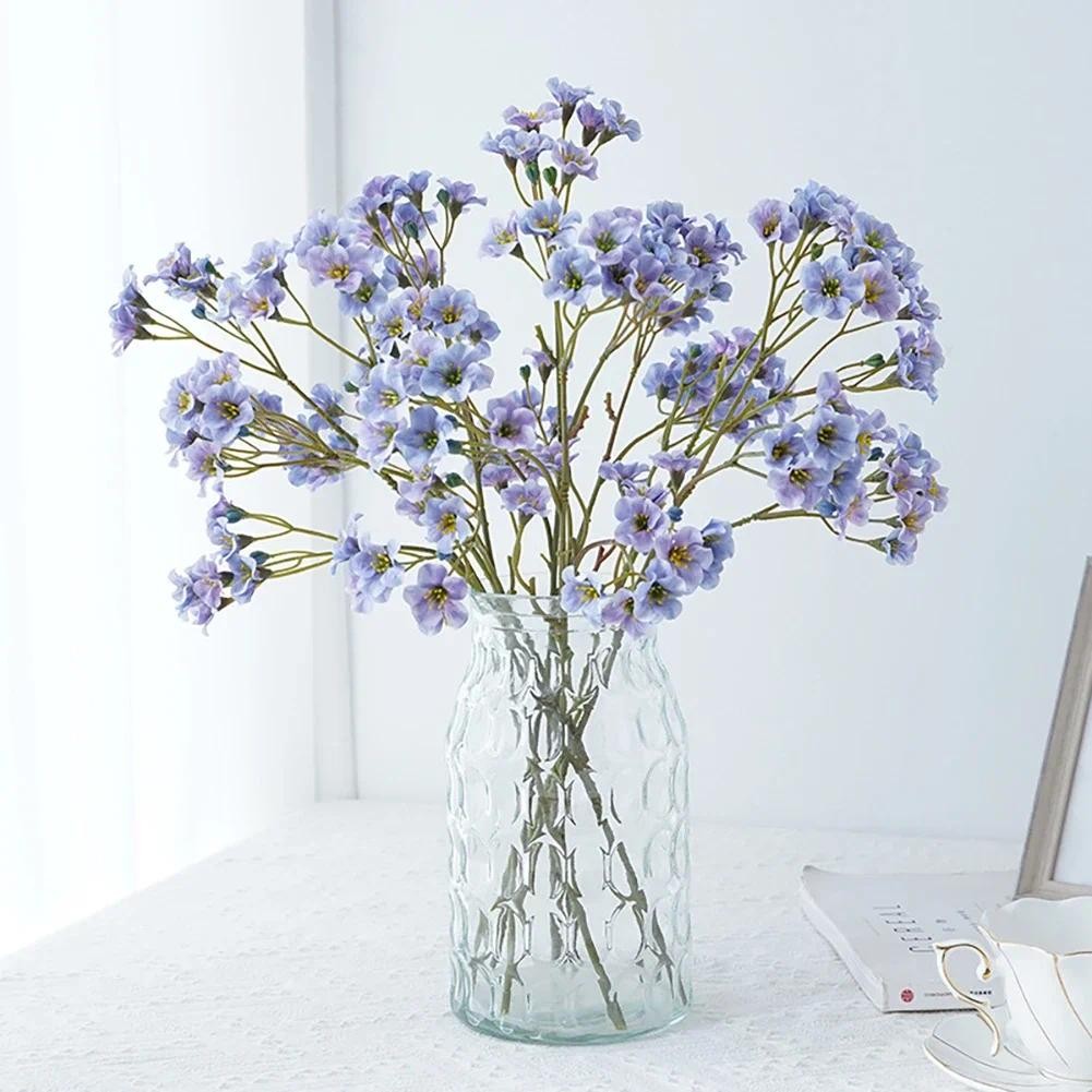 

3 Forks/Bouquet Artificial Flower Silk Cornflower Fake Flowers Artificial Plant Decorative Flowers Home Decor Wedding Decor