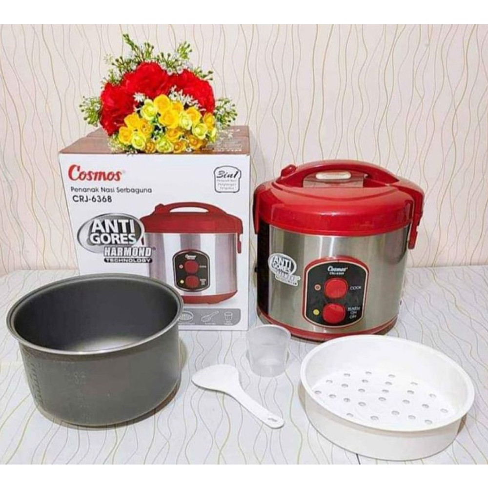 COSMOS - CRJ-6368 magic com 2L | mejikom kapasitas besar | mejikom cosmos | kosmos 2 liter | penanak