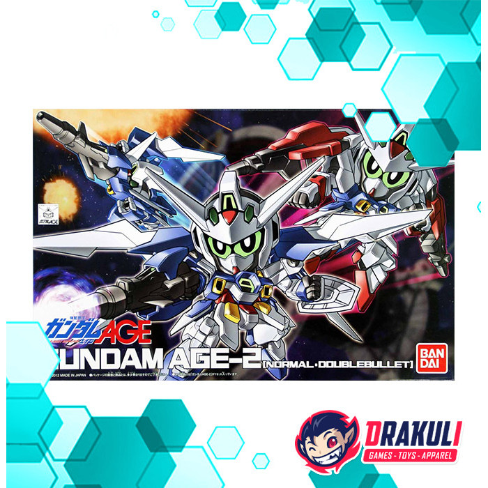 BANDAI Plamo BB371 Gundam Age-2 [Normal.Double Bullet]