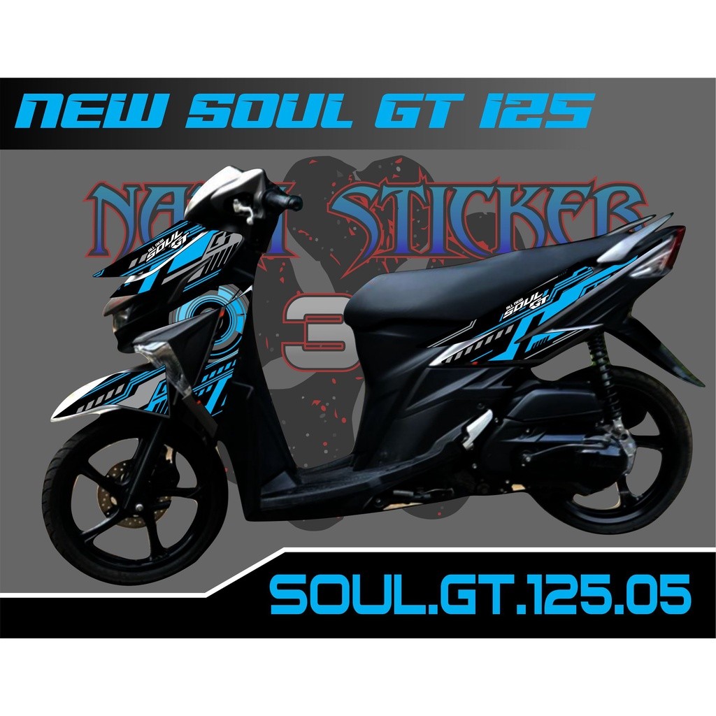 

Striping NEW SOUL GT 125 RACING - Stiker NEW SOUL GT Variasi Motor STICKER NEW SOUL GT CODE 06