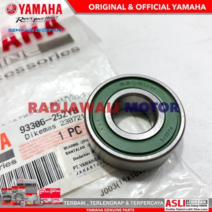 BEARING MANGKOK GANDA BAK CVT MIO M3 ASLI ORIGINAL YAMAHA 93306-252YB BERKUALITAS