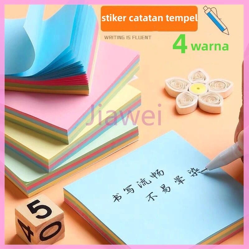 

Jiawei stiker memo/sticky memo/kertas catatan isi 100 pcs