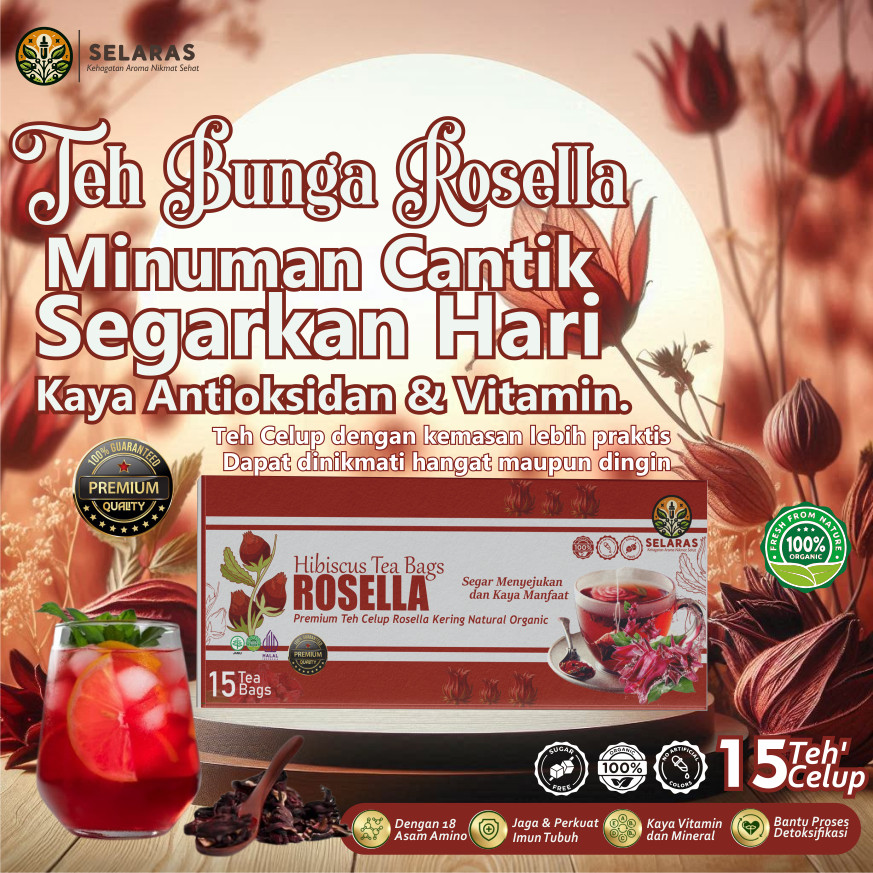 

Teh Rosella Selaras Teh Celup Rosella Wain Mart Penurun Darah Tinggi Asam Urat Melancarkan Peredaran Darah