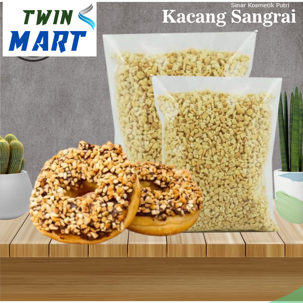 

Kacang Tanah sangrai / Kacang Tanah cacah Kecil / Topping Donat dan Kue / Kemasan 250 gr dan 1 kg