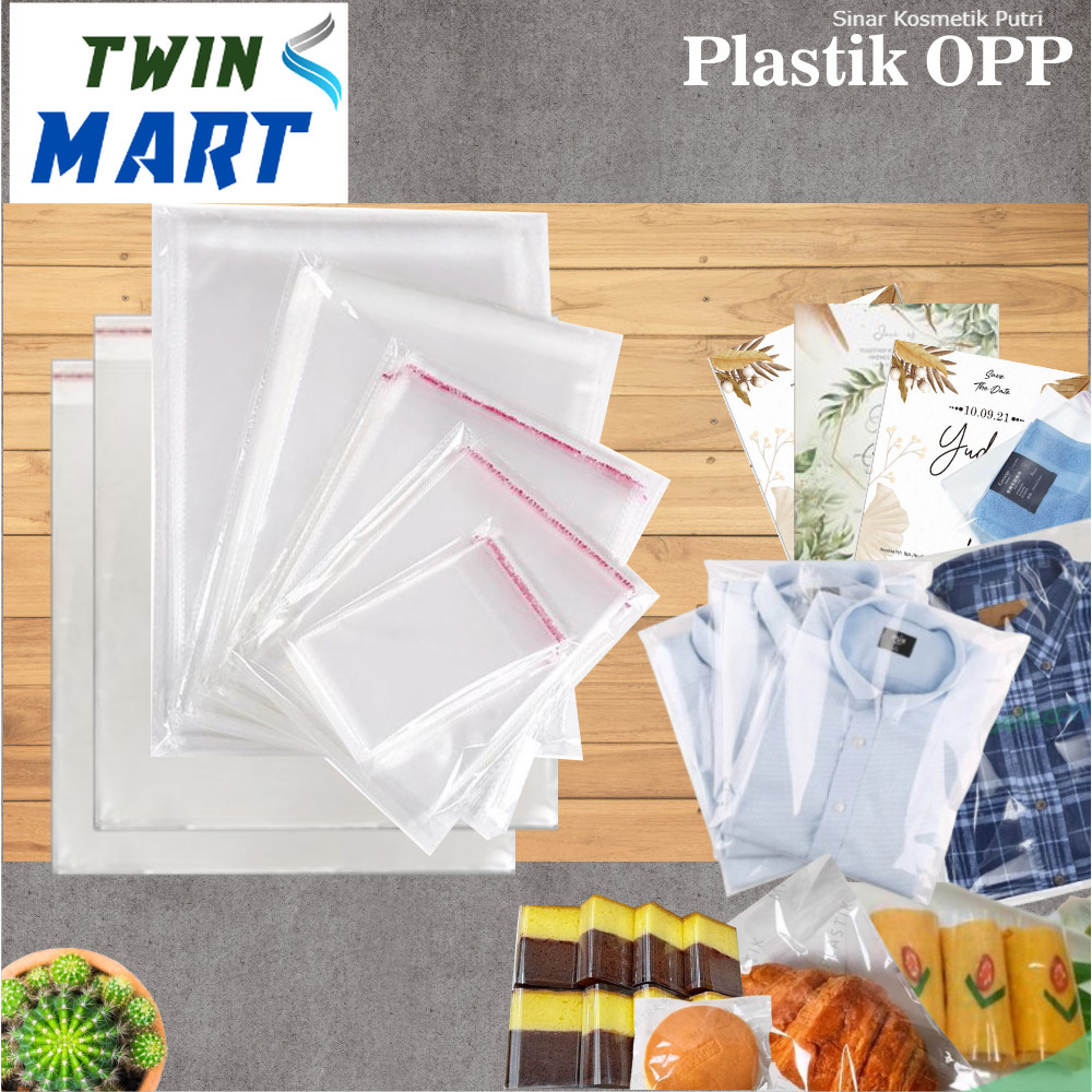 [ukuran kecil] Plastik OPP / Plastik Opp Bening / Plastik Kaca / Plastik Aksesoris / Plastik Bungkus