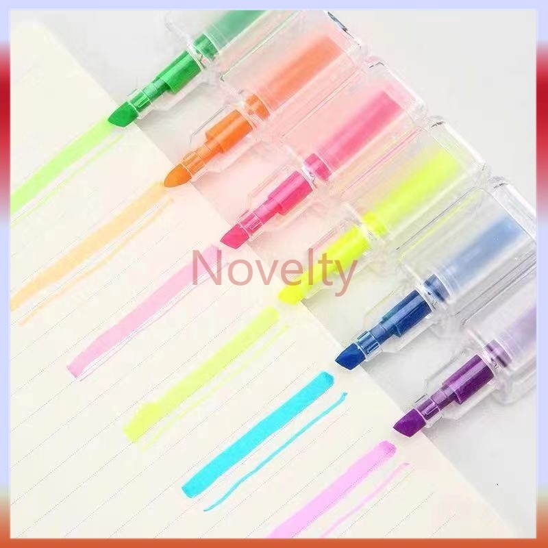

Novelty Stabilo /Stabilo Mini Model Cat Kuku Lucu / Highlighter Warna Warni Lucu