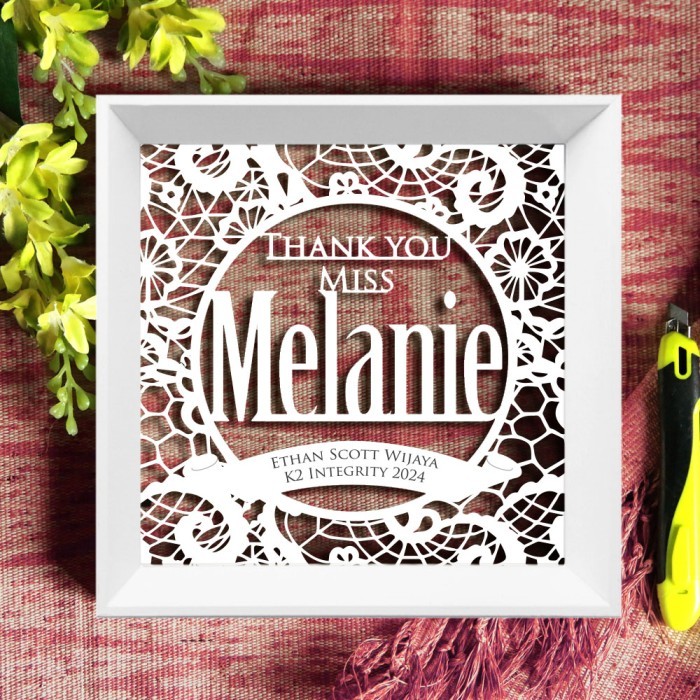 Kado untuk Guru Wanita Custom, Dosen pembimbing perempuan laoshi - Design no 1