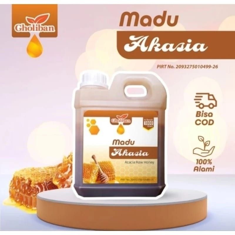 

MADU 1KG AKASIA RAW HONEY GHOLIBAN