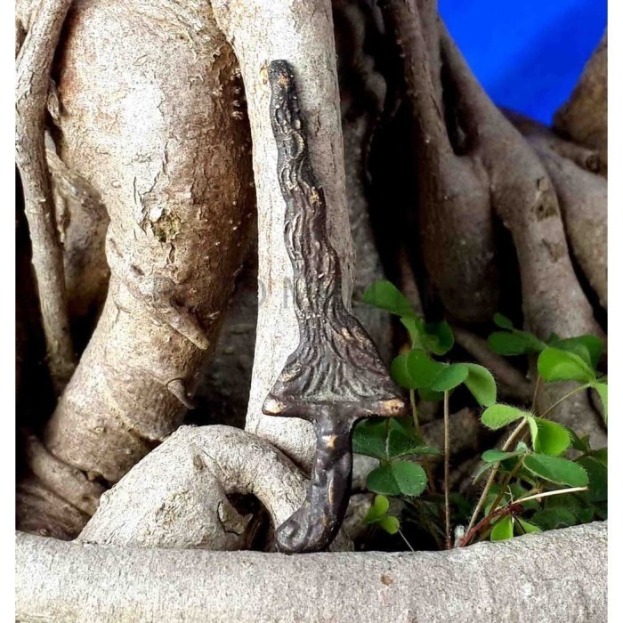 Keris Luk 9 Mini Kuno Antik Unik Murah BM12333