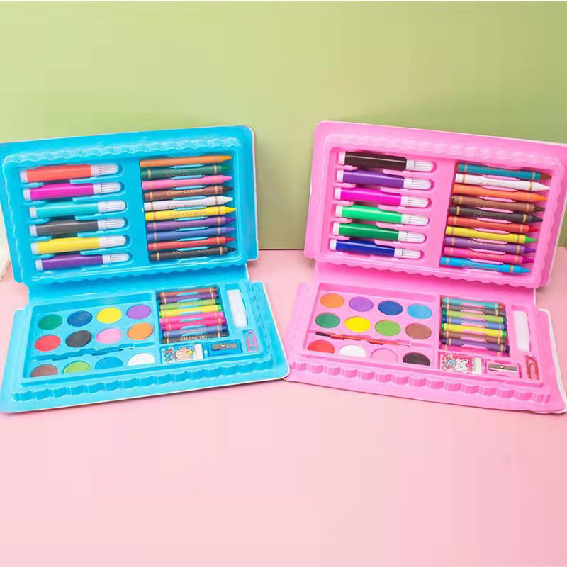 

(wk acc ) CRAYON SET ISI 42 PCS / ALAT MELUKIS DAN MENGGAMBAR ANAK / PENSIL - 42 / pensil warna set isi 42 / crayon set lengkap karakter / crayon 42