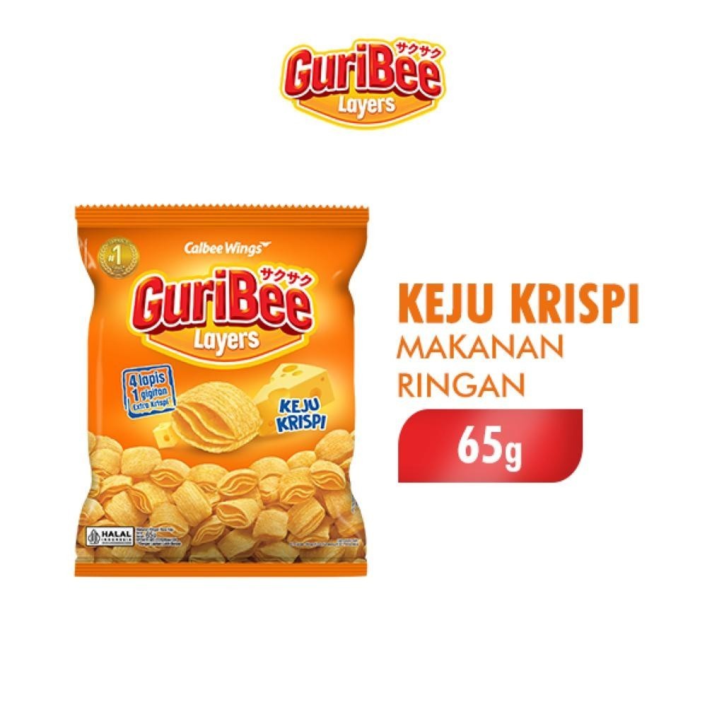 HOT PRICE - Guribee Keju 65 gr grosir distributor supplier sembako warung toko wings official