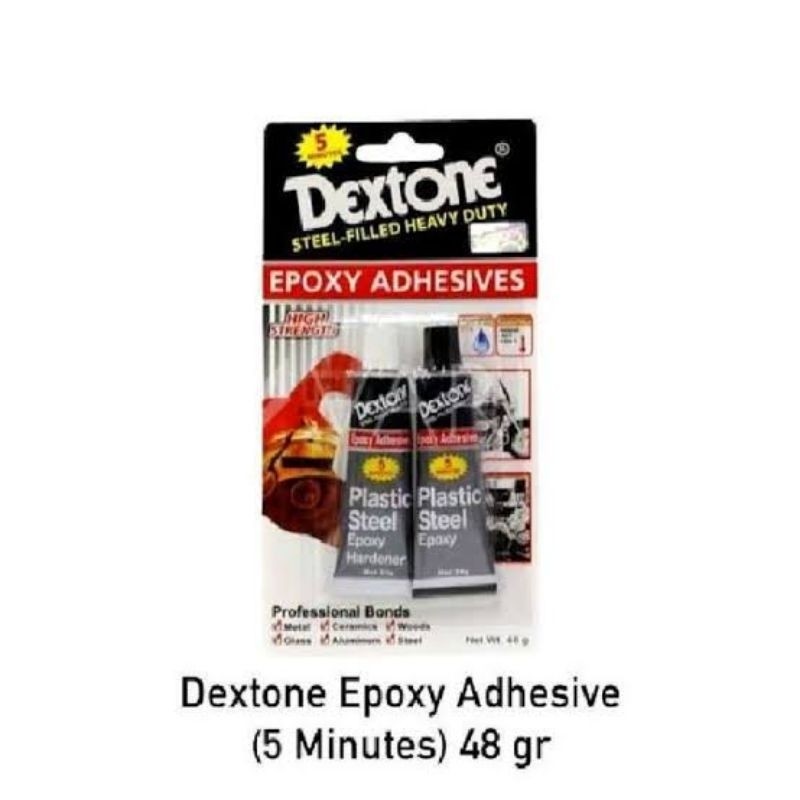 

Promo satuan - LEM EPOXY / BESI / SERBAGUNA DEXTONE 5 MENIT Lem Besi Dextone 48g/ 48 gram 100% Asli Termurah