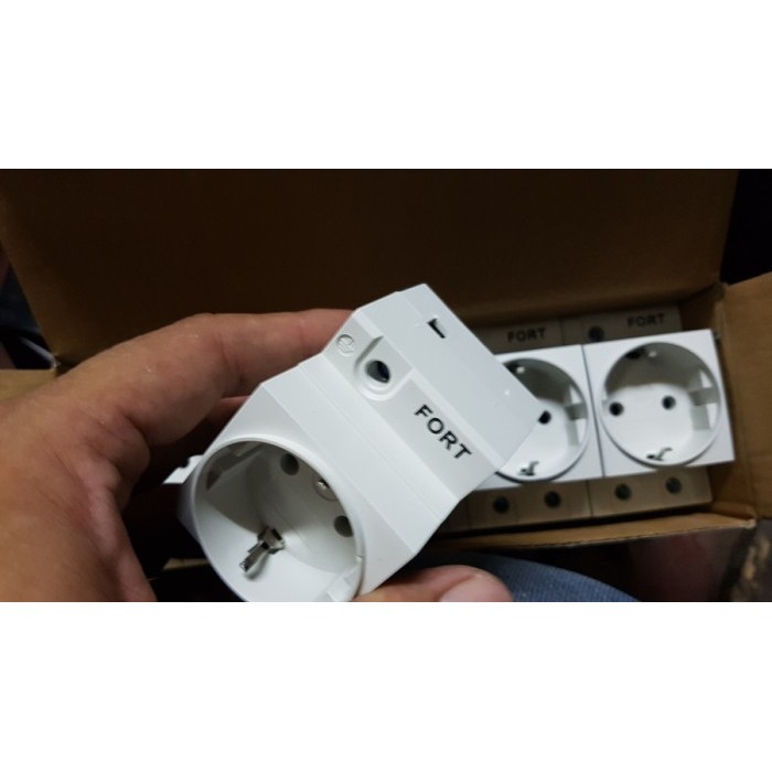 Din Rail Stop Kontak 1 Lubang FORT