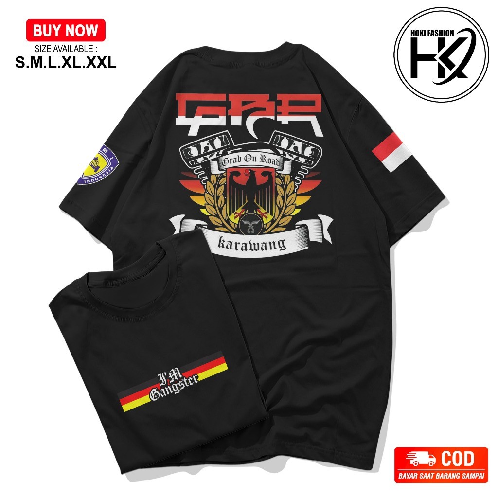 BenzStore Kaos TERBARU GRAB ON ROAD GBR - GBR10 - Baju GRAB ON ROAD GBR Terbaru bahan berkualitas pr