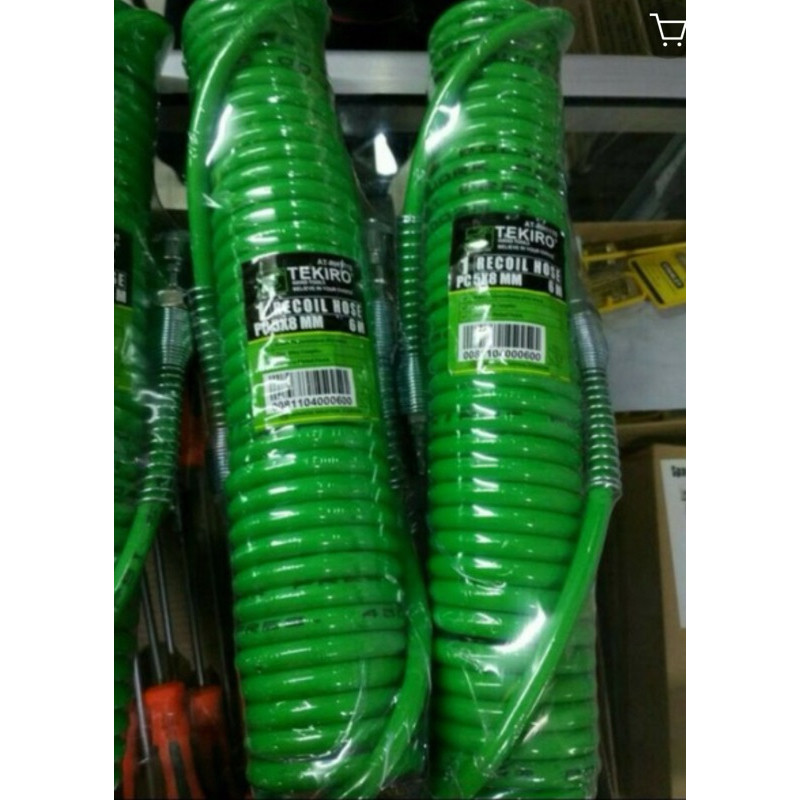 SELANG SPIRAL TEKIRO 6 METER SELANG KOMPRESOR SPIRAL