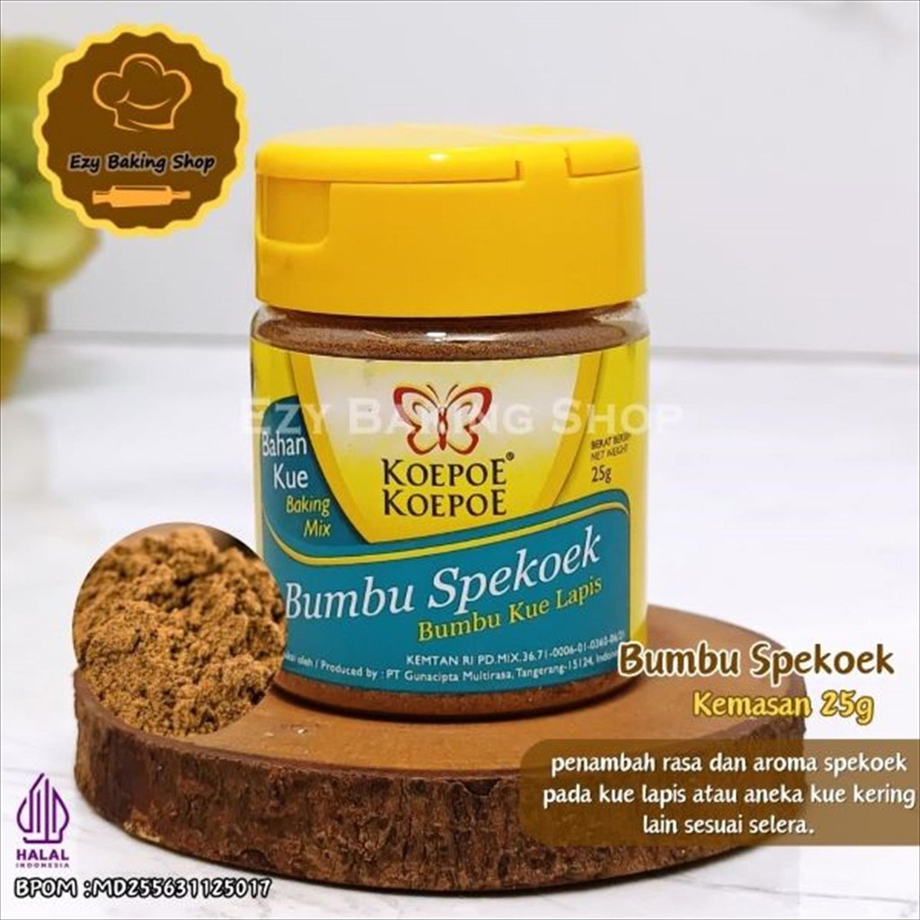 

Bumbu Spekoek koepoe koepoe 25gr / bubuk kue lapis